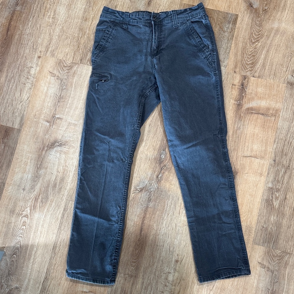 Weatherproof Vintage 30/32 Men’s pants dark grey with side pockets